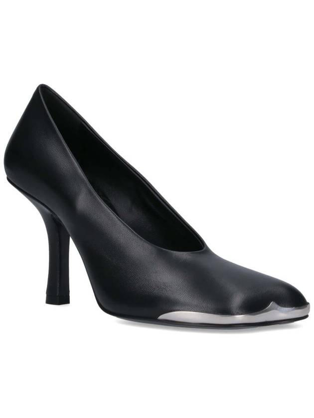 Duck Leather Pumps Black - BURBERRY - BALAAN 3