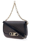 Parker Medium Logo Shoulder Bag Black Brown - MICHAEL KORS - BALAAN 3