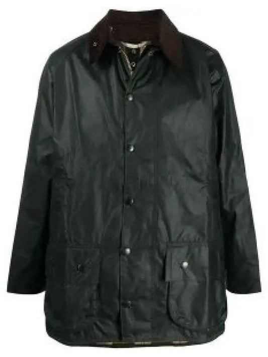 Men's Viewport Waxed Cotton Jacket URJU2E008E3 Sage - BARBOUR - BALAAN 2