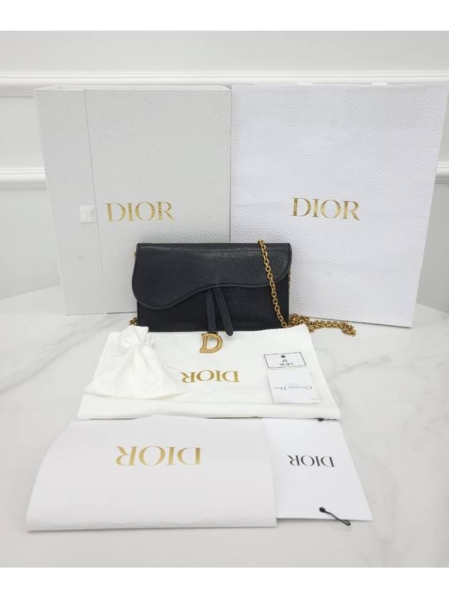 Saddle Small Chain Pouch S5614CCEH - DIOR - BALAAN 7