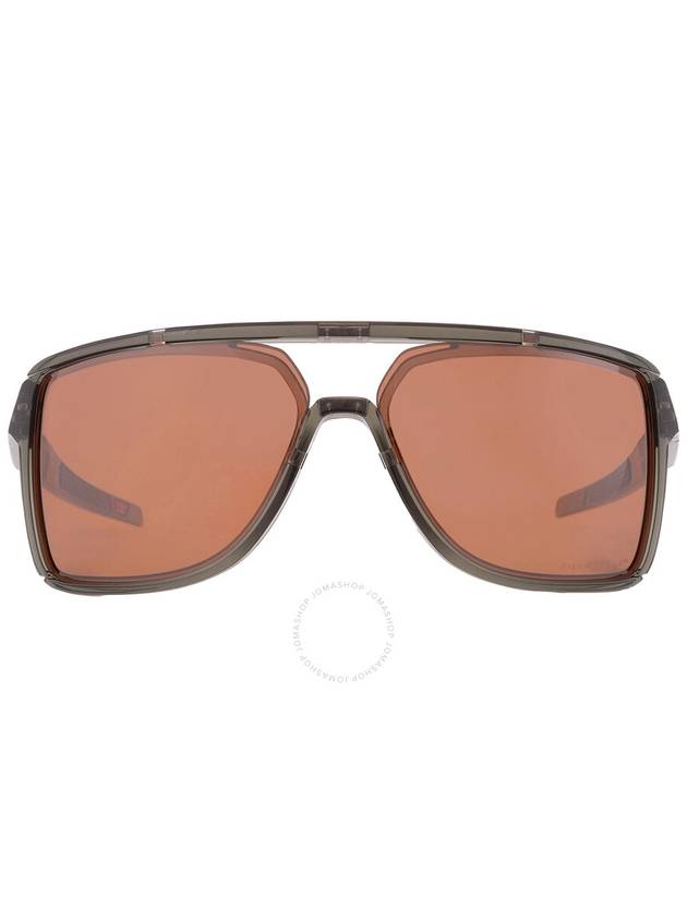 Oakley Castel Prizm Tungsten Polarized Rectangular Men's Sunglasses OO9147 914704 63 - OAKLEY - BALAAN 1