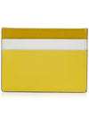 Saffiano Color Block Card Wallet Yellow - MARNI - BALAAN 4