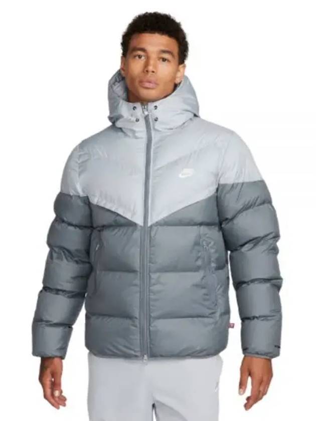 Primaloft Stormfit Windrunner Hooded Puffer Padding Smoke Grey - NIKE - BALAAN 2