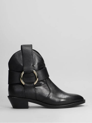 See By Chloé New Ring Line Texan Ankle Boots - CHLOE - BALAAN 1