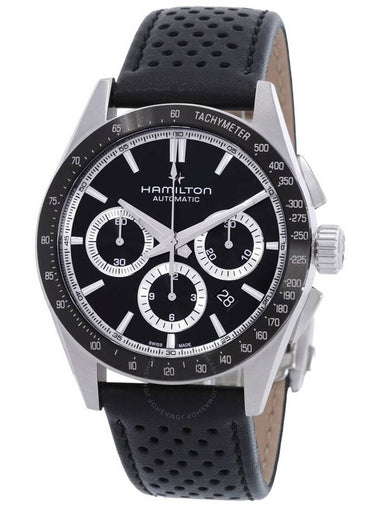 Hamilton Jazzmaster Performer  Chronograph Automatic Black Dial Men's Watch H36606730 - HAMILTON - BALAAN 1