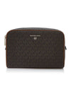 Jet Set Charm Pouch Bag Brown - MICHAEL KORS - BALAAN 1