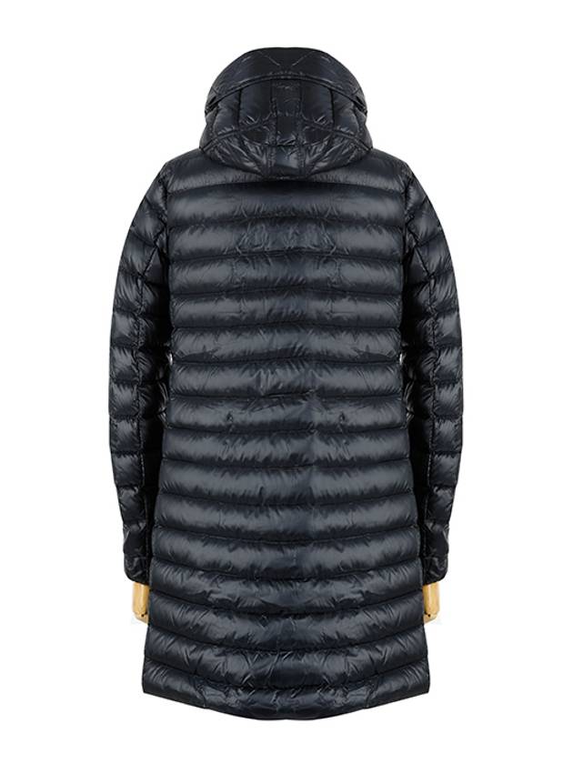 Women's Rubis Logo Patch Long Padding Navy - MONCLER - BALAAN 4