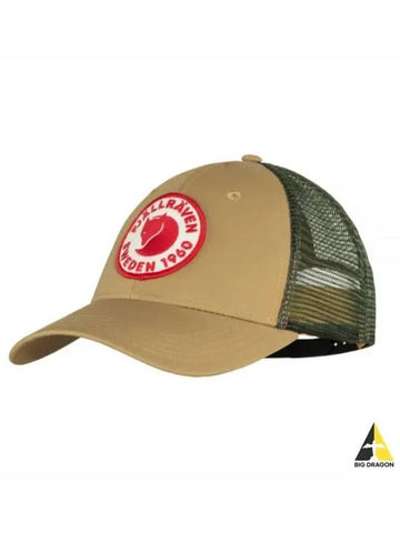 24 1960 Logo Trucker Cap 78138232 Langtradarkeps Buckwheat Brown - FJALL RAVEN - BALAAN 1