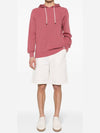 Drawstring Intarsia Knit Hoodie Fuchisa - BRUNELLO CUCINELLI - BALAAN 3