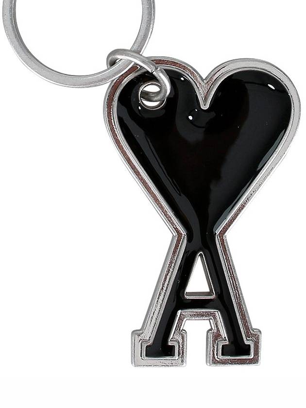 Heart Logo Keyholder Black - AMI - BALAAN 6