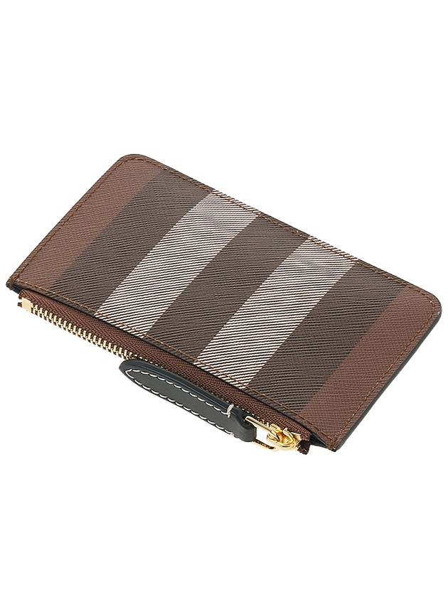 Check Motif Card Wallet Brown - BURBERRY - BALAAN 6