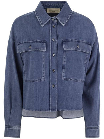 ZEMIRA - Boxy denim shirt - WEEKEND MAX MARA - BALAAN 1