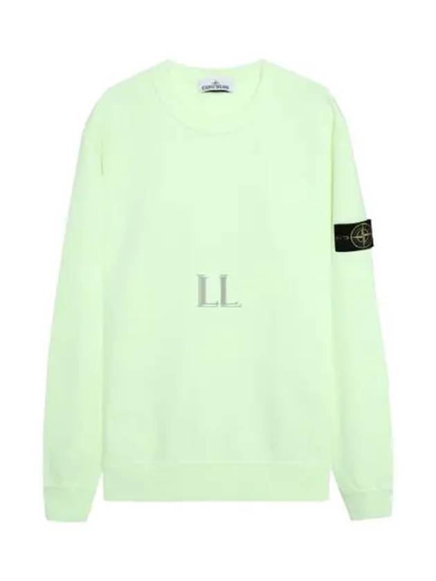 Wappen Patch Crew Neck Sweatshirt Green - STONE ISLAND - BALAAN 2