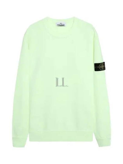 Wappen Patch Crew Neck Sweatshirt Green - STONE ISLAND - BALAAN 2