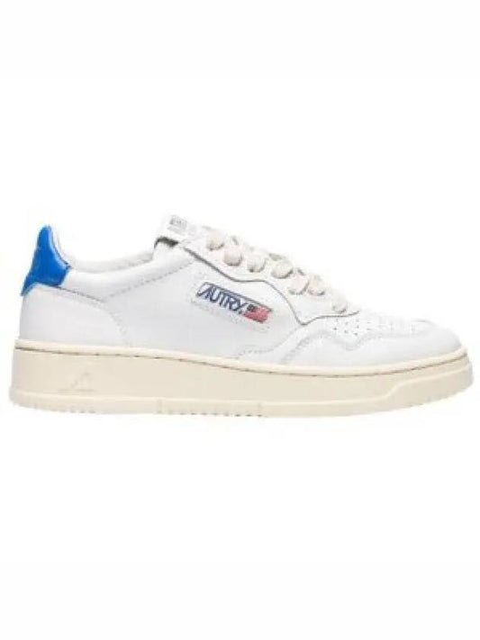 Medalist Goatskin Low Top Sneakers White Blue - AUTRY - BALAAN 2