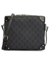 GG Supreme Shoulder Bag Black - GUCCI - BALAAN 1