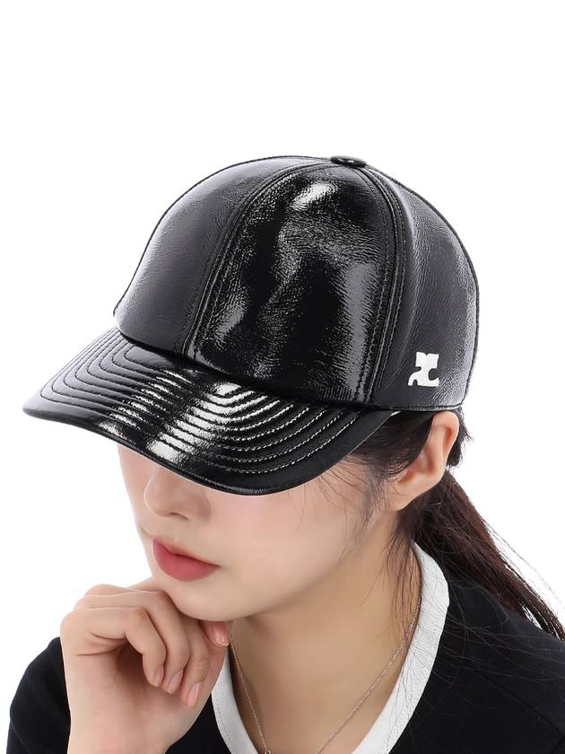 Reedition Vinyl Ball Cap Black - COURREGES - BALAAN 2