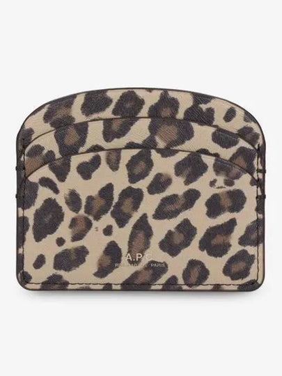 Demi Lune Card Wallet Leopard - A.P.C. - BALAAN 2