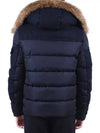 Logo Patch Fur Down Quilted Padding Jumper ALPHAND 4187325 - MONCLER - BALAAN 3