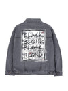 BBD Disorder Denim Jacket Dark Gray - BLACKBLOND - BALAAN 2