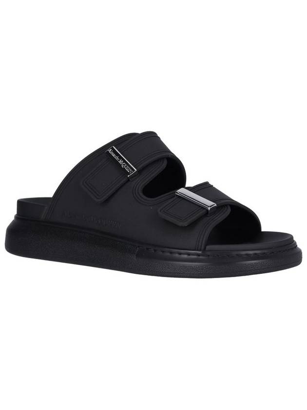 Hybrid Rubber Slippers Black - ALEXANDER MCQUEEN - BALAAN 3