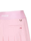 WOMEN LOGO BAND PLEATS SKIRT - ANEWGOLF - BALAAN 6