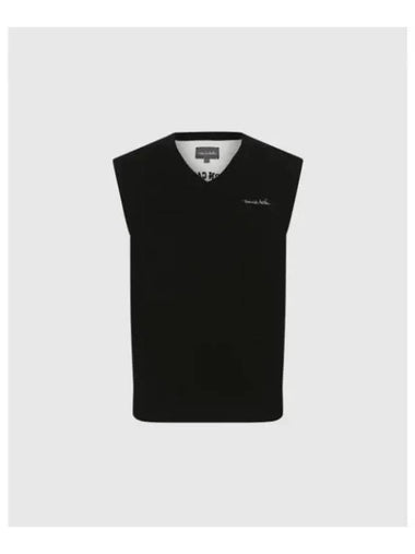 TRAVISMATHEW Unisex V neck knit vest black - TRAVIS SCOTT - BALAAN 1