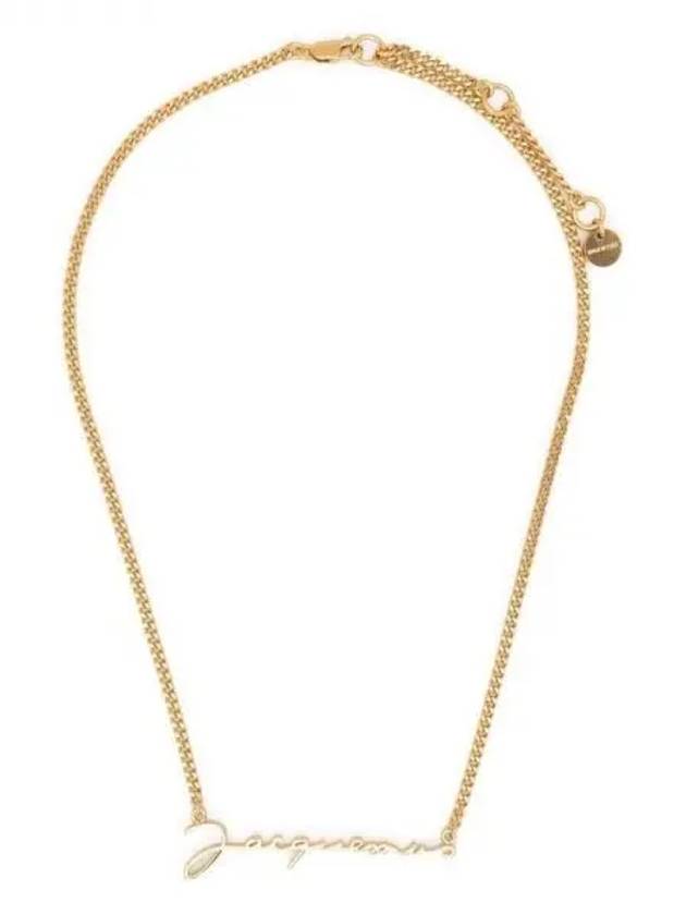 Jacquemus logo charm necklace - JACQUEMUS - BALAAN 1