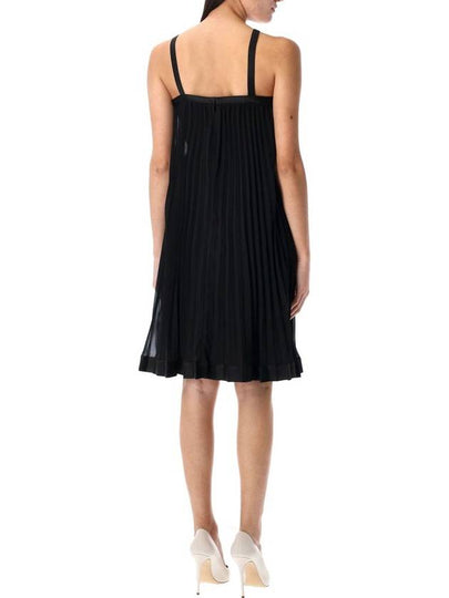 Versace Halterneck Pleated Mini Dress - VERSACE - BALAAN 2