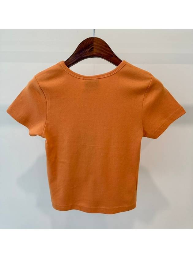 Soul Rip Cotton Short Sleeve T-Shirt Orange - STUSSY - BALAAN 7