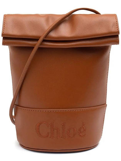 Logo Micro Bucket Bag Brown - CHLOE - BALAAN 2