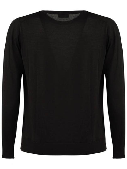 Roberto Collina Black Ultrafine Merino Wool Sweater - ROBERTO COLLINA - BALAAN 2