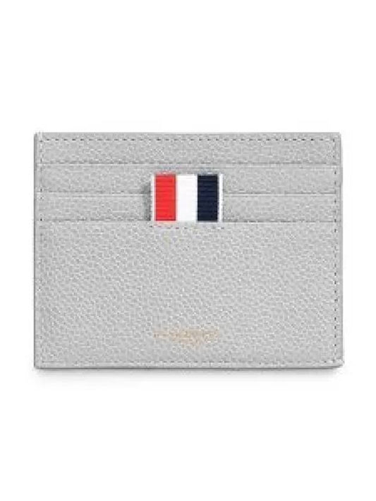 Three Stripe Card Wallet Light Grey - THOM BROWNE - BALAAN 2