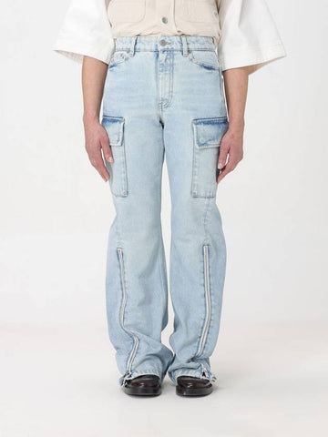 Jeans cargo Stella McCartney in denim - STELLA MCCARTNEY - BALAAN 1