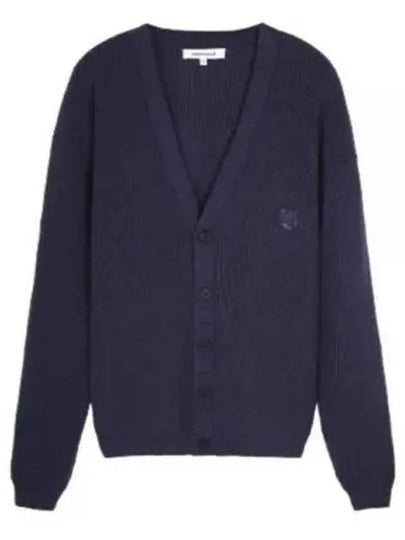 Bold Fox Head Cardigan Navy - MAISON KITSUNE - BALAAN 2