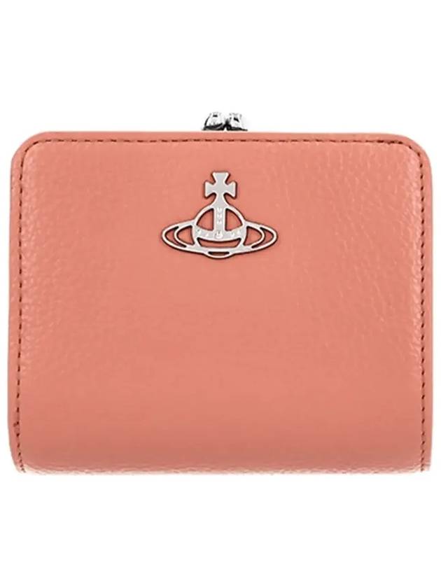 ORB Logo Half Wallet Pink - VIVIENNE WESTWOOD - BALAAN 5