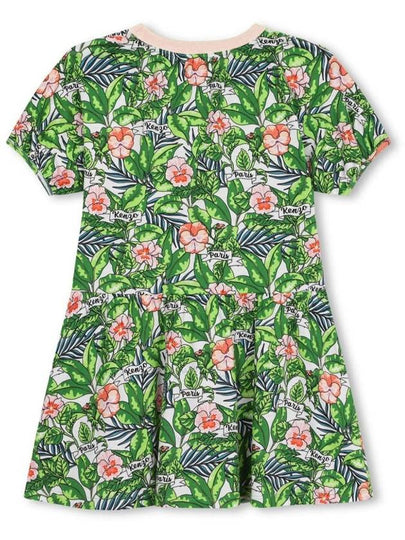 Kenzo Girls Floral Print Pleated Dress Size 8Y - KENZO - BALAAN 2