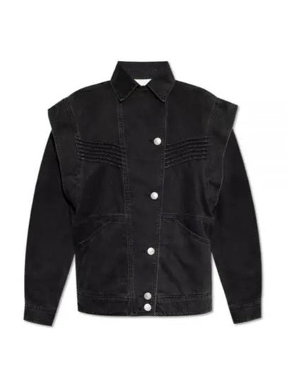 Hamon Denim Jacket Black - ISABEL MARANT - BALAAN 2