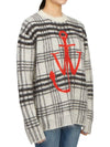 23 fw Tartan Check Wool Blend Jumper KW1006YN0222903 B0030449784 - JW ANDERSON - BALAAN 6