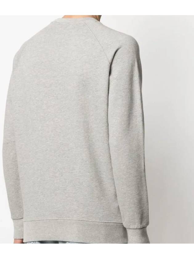 Grey Fox Head Patch Classic Sweatshirt Grey Melange - MAISON KITSUNE - BALAAN 5