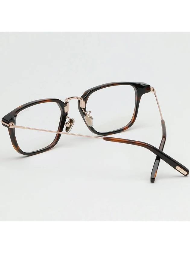 Blue light blocking glasses frame TF5862DB 052 square horn rim Asian fit - TOM FORD - BALAAN 3