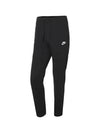 Men's NSW Club Jersey Track Pants Black - NIKE - BALAAN 4