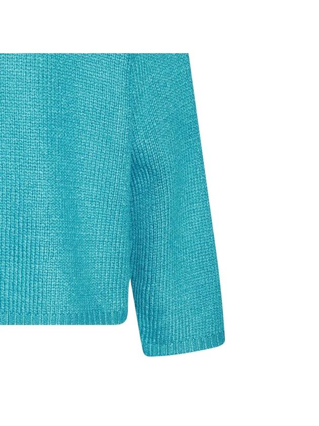 Valentino Garavani Sky Blue Silk Sweater - VALENTINO - BALAAN 2