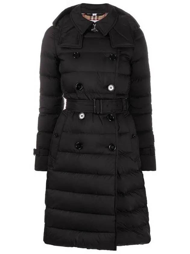 Arniston Long Down Padded Jacket Black - BURBERRY - BALAAN 2