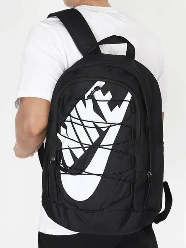 Hayward Logo Backpack Black - NIKE - BALAAN 2