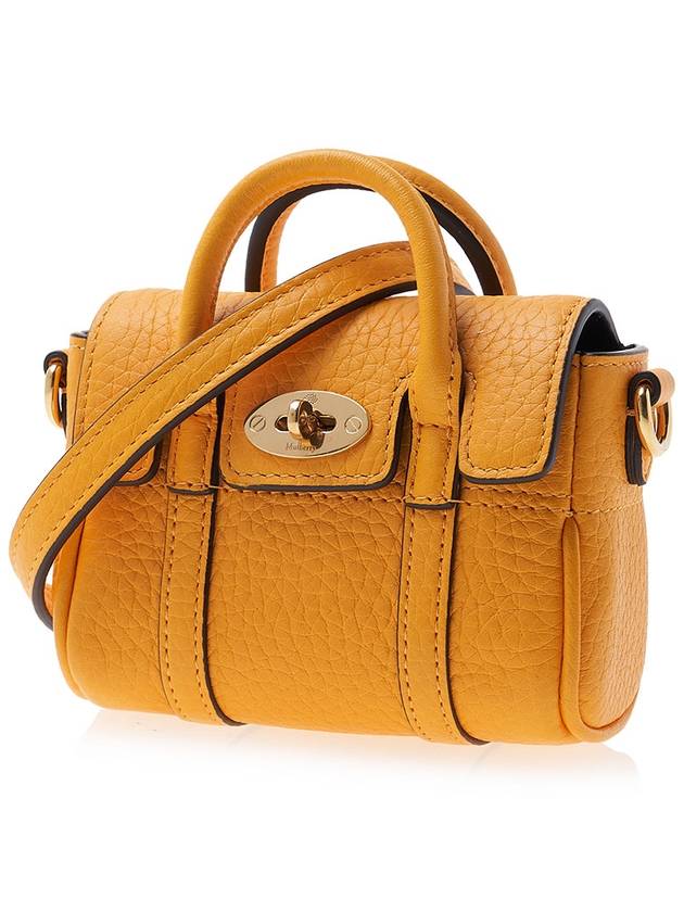 Micro Bayswater Tote Bag Yellow - MULBERRY - BALAAN 3