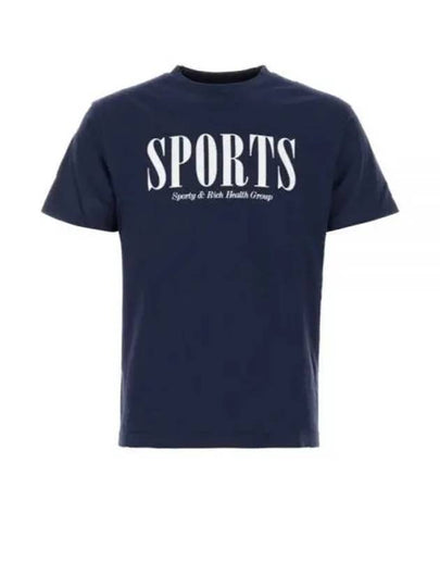 Common Sports Short Sleeve T-Shirt Navy - SPORTY & RICH - BALAAN 2