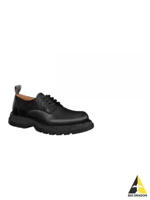 Buffalo Bossed Oblique Motif Derby Black - DIOR - BALAAN 2