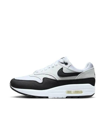 Air Max 1 Low Top Sneakers White Black - NIKE - BALAAN 1