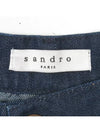 Smith Market Indigo Shorts Women s Clothing - SANDRO - BALAAN 3